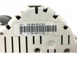 Přístrojová deska Mercedes-Benz SL R230 2003 A2305407547, A2305404847