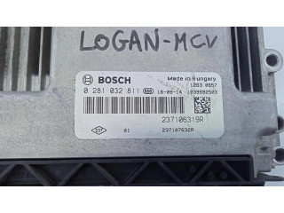 Блок управления двигателя 237106319R, 0281032811   Dacia Lodgy