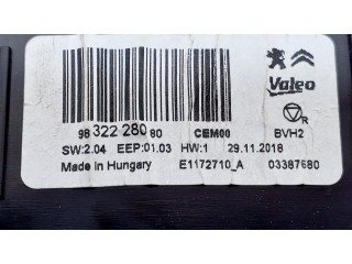Блок управления климат-контролем 9832228080   Citroen C4 SpaceTourer