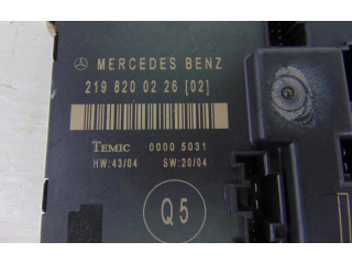 Řídící jednotka 2198200226 Mercedes-Benz CLS C219