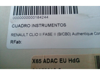 Спидометр (приборный щиток)    Renault Clio II   