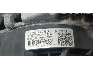 Генератор 9824742880, A002TV0781ZE   Peugeot Partner III      