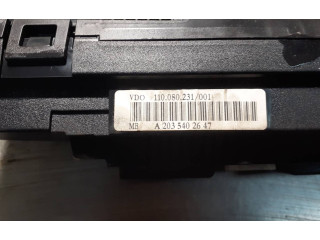 Přístrojová deska Mercedes-Benz C W203 2000 A2035402647