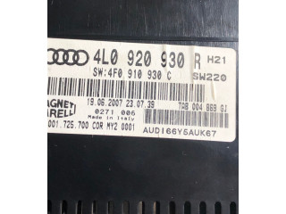 Přístrojová deska Audi Q7 4L 2007 4L0920930R, 4F0910930C