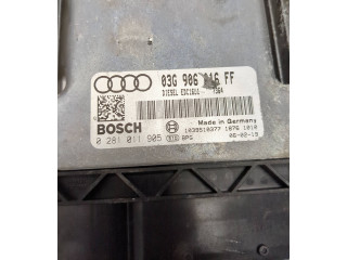 Блок управления двигателя 03G906016FF, 0281011905   Audi A3 S3 A3 Sportback 8P