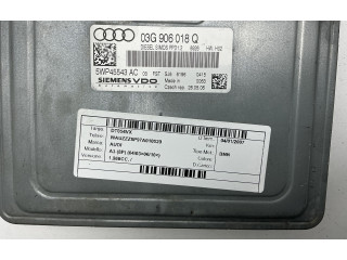 Комплект блоков управления 5WP45543, 03G906018Q   Audi A3 S3 8P