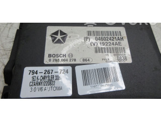 Блок управления редуктора коробки передач (раздатки) DFGIU876u7898OK, 0402421AH   Chrysler 300 - 300C