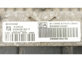 Блок управления 9665100380, 5WS40615CT   Fiat Scudo