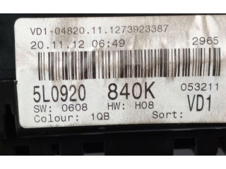Панель приборов 5L0920840K   Skoda Yeti (5L)       