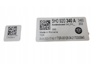 Pojistková skříňka Спидометр (приборный щиток) 5H0920340A Volkswagen Golf VIII 2020