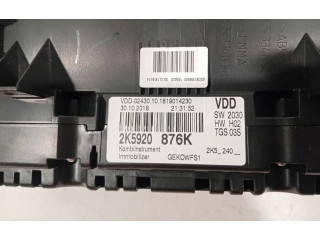 Přístrojová deska  Volkswagen Caddy 2018 2K5920876K  