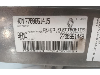 Блок управления двигателем Блок управления 7700861448, 7700861448   Renault Clio I