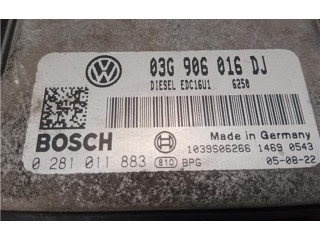 Блок управления двигателем Блок управления BJB, 3G906016DJ Skoda Octavia Mk2 (1Z)