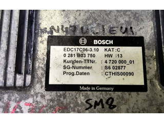 Řídící jednotka 0281B03750, EDC17C06 BMW M3 e90 2009