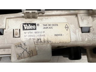 Блок управления климат-контролем 663212P, 102042   Renault Scenic I