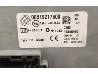 Pojistková skříňka Řídící jednotka BSM 00519217600, 116RI000674 Fiat Doblo 2012