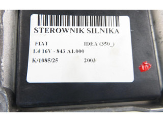 Блок управления двигателя 0261208206, 0261208206 Fiat Idea