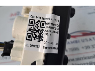 Блок управления климат-контролем 64111502214, 64111502214   Mini One  Cooper R50  53