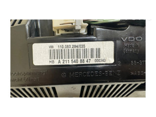 Панель приборов A2115408847, 110080284035   Mercedes-Benz E W211       
