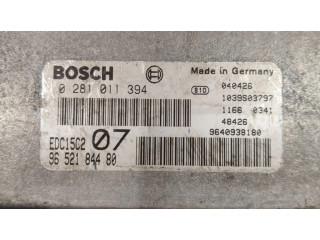 Блок управления двигателем Блок управления 0281011394, 9652184480 Citroen C8