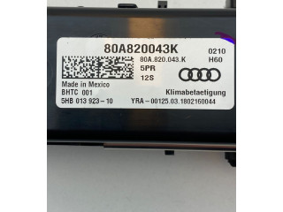 Блок управления климат-контролем 80A820043K, 5HB01392310 Audi Q5 SQ5