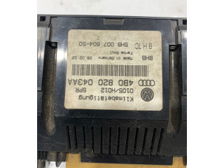 Блок управления климат-контролем 4B0820043AA, 0105H012   Audi A6 S6 C5 4B