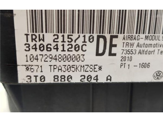 Подушка безопасности пассажира 3T880204A, 3T880204A Skoda Yeti (5L)