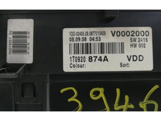 Панель приборов 1T0920874A   Volkswagen Touran I       