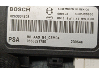 Блок управления 9663821780, 0263004203BOSCH Citroen C5
