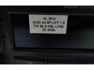 Радио/ проигрыватель CD/DVD / навигация 8P0035195M Audi A3 S3 A3 Sportback 8P