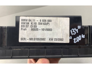 Блок управления климат-контролем 6926880, 64116926880   BMW X5 E53
