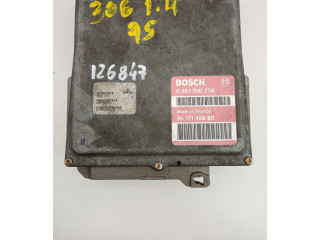 Блок управления двигателя 0261200778, 9617149880   Peugeot 306