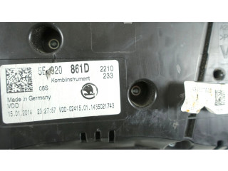 Панель приборов 5E0920861D   Skoda Octavia Mk3 (5E)       
