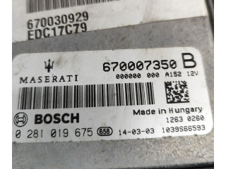 Řídící jednotka 670007350B, 0281019675 Maserati Quattroporte 2014