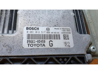 Блок управления двигателя 0281012517, 896610D450   Toyota Yaris