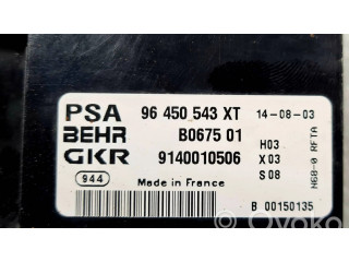 Блок управления климат-контролем 96450543XT, 9140010506 Citroen Xsara Picasso