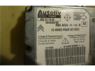 Блок подушек безопасности 600237600, 9646469180 Citroen Xsara