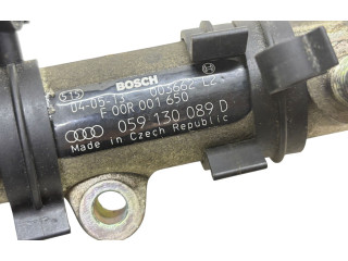 Топливная рампа 059130089D Audi A6 S6 C6 4F для двигателя BRE