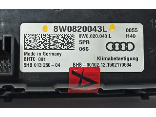 Блок управления климат-контролем 8W0820043L, 5HB01325004 Audi A4 Allroad
