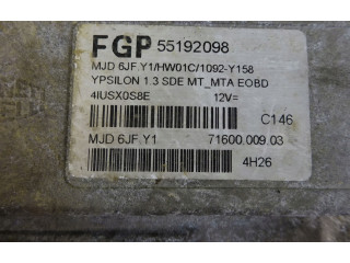 Блок управления двигателем Блок управления 55192098 Lancia Ypsilon