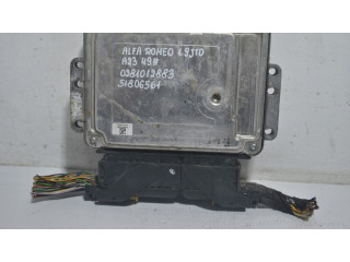 Блок управления двигателя 51806561, 0281012883   Alfa Romeo GT