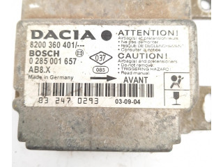 Блок подушек безопасности 8200360401, 0285001657 Dacia Solenza
