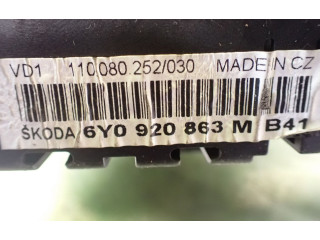 Панель приборов 6Y0920863M   Skoda Fabia Mk1 (6Y)       