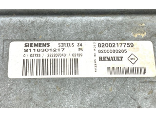Блок управления двигателем ECU 8200217759   Renault  Kangoo I  1997 - 2003 года