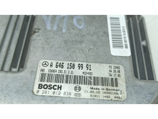 Řídící jednotka A6461509991, 0281012838 Mercedes-Benz Vito Viano W639 2007
