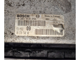 Блок управления двигателя 9637874080, 0281010262   Peugeot 607