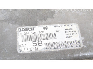 Řídící jednotka 9631528780, 0261204788 Citroen Saxo 2002