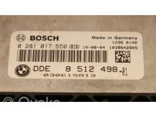 Řídící jednotka 0281017550, DDE851249801 BMW X1 E84 2010