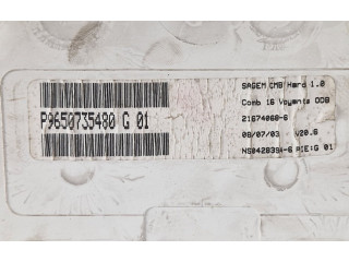 Панель приборов P9650735480G01   Citroen C2       