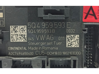 Блок комфорта 5Q4959593E, 5Q4959593B Skoda Octavia Mk3 (5E)